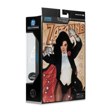 Колекційна фігура Затанна та детектив Чімп DC Classic DC Multiverse Collector Edition Zatanna with Detective Chimp Platinum (Chase)