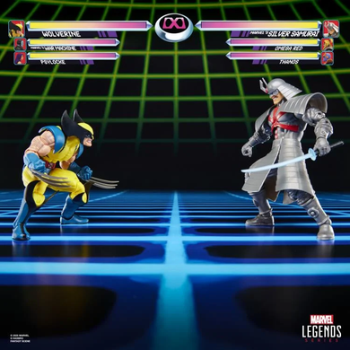 Комплект колекційних фігур Росомаха проти Срібного Самурая Marvel Legends Gamerverse Wolverine vs. Silver Samurai Two-Pack