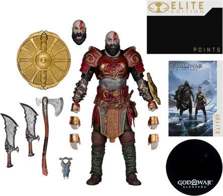 Коллекційна фігура Кратос у броні Ареса God of War Ragnarok McFarlane Elite Edition Kratos (Ares Armor) Deluxe