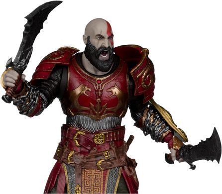 Коллекційна фігура Кратос у броні Ареса God of War Ragnarok McFarlane Elite Edition Kratos (Ares Armor) Deluxe