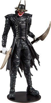 Коллекционная фигура Бэтмен, который смеется DC Multiverse Batman Who Laughs (Batmobile BAF)