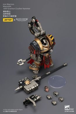 Колекційна фігура Коваль Війни Залізних Воїнів Warhammer: The Horus Heresy Iron Warriors Warsmith with Graviton Crusher Hammer 1/18