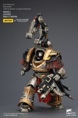 Колекційна фігура Коваль Війни Залізних Воїнів Warhammer: The Horus Heresy Iron Warriors Warsmith with Graviton Crusher Hammer 1/18