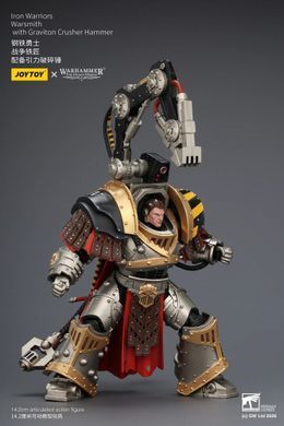 Колекційна фігура Коваль Війни Залізних Воїнів Warhammer: The Horus Heresy Iron Warriors Warsmith with Graviton Crusher Hammer 1/18