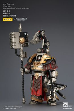 Колекційна фігура Коваль Війни Залізних Воїнів Warhammer: The Horus Heresy Iron Warriors Warsmith with Graviton Crusher Hammer 1/18