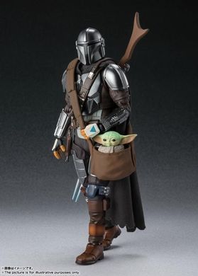 Колекційна фігура Мандалорець Дін Джарін та Грогу S.H.Figuarts The Mandalorian (Din Djarin) and Grogu