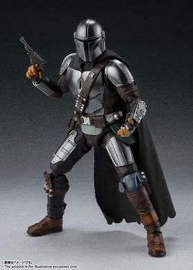 Колекційна фігура Мандалорець Дін Джарін та Грогу S.H.Figuarts The Mandalorian (Din Djarin) and Grogu