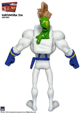 Коллекционная фигура Червяк Джим Premium DNA Earthworm Jim