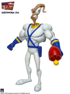 Коллекционная фигура Червяк Джим Premium DNA Earthworm Jim