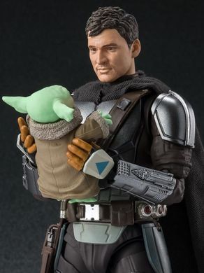Колекційна фігура Мандалорець Дін Джарін та Грогу S.H.Figuarts The Mandalorian (Din Djarin) and Grogu