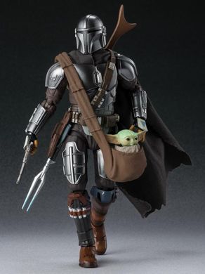 Колекційна фігура Мандалорець Дін Джарін та Грогу S.H.Figuarts The Mandalorian (Din Djarin) and Grogu