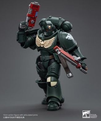 Коллекционная фигура Штурмовик Темных Ангелов Warhammer 40k Dark Angels Intercessors Sergeant Caslan 1/18