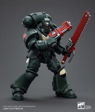 Коллекционная фигура Штурмовик Темных Ангелов Warhammer 40k Dark Angels Intercessors Sergeant Caslan 1/18