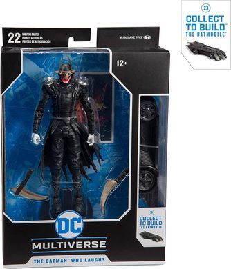 Колекційна фігура Бетмен, який сміється DC Multiverse Batman Who Laughs (Batmobile BAF)