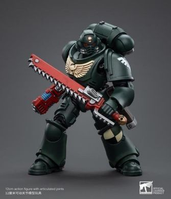Коллекционная фигура Штурмовик Темных Ангелов Warhammer 40k Dark Angels Intercessors Sergeant Caslan 1/18