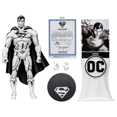 Колекційна фігура Супермен DC Multiverse Superman Rebirth Sketch Edition Gold Label SDCC2023 Exclusive