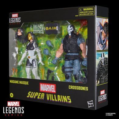 Комплект колекційних фігур Мадам Маска та Кроссбоунс Marvel Legends Madame Masque & Crossbones 2-pack (Amazon exclusive)