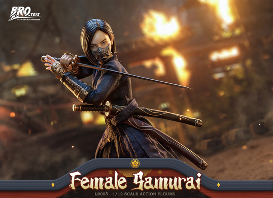 Колекційна фігура Жінка-самурай Brotoys 1/12 LR005 Female Samurai