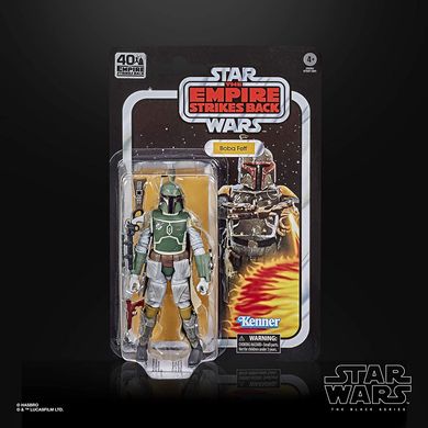 Колекційна фігура Боба Фетт Star Wars The Black Series 40th Anniversary Empire Strikes Back Boba Fett