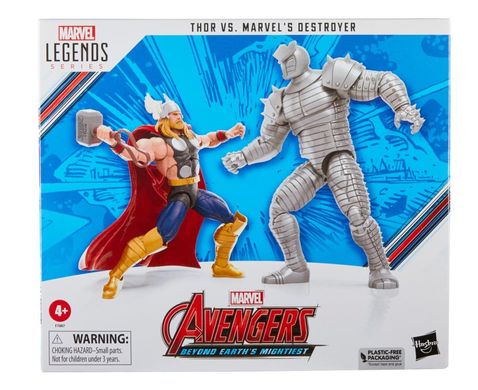 Комплект колекційних фігур Тор та Руйнівник The Avengers 60th Anniversary Marvel Legends Thor vs. The Destroyer Two-Pack