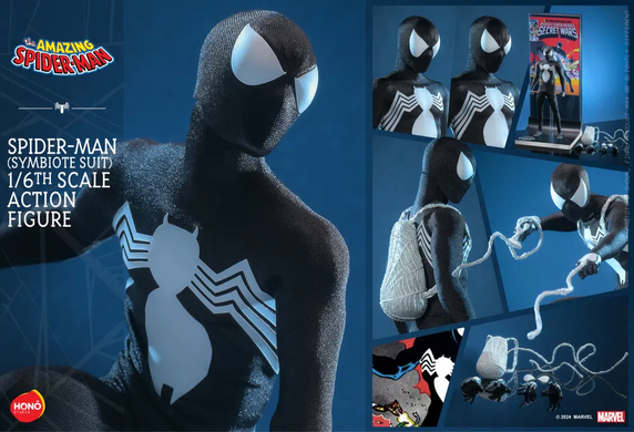 Коллекционная фигура Человек-паук Симбиот Spider-Man (Symbiote Suit) Hono Studio HS04 (повреждена упаковка)