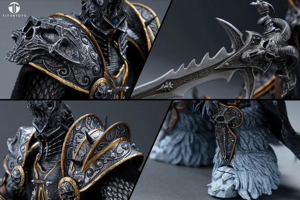 Коллекционная фигура Артас Король-Лич TITAN Toys TT001 1/12 Frost Knight (Lich King Arthas)