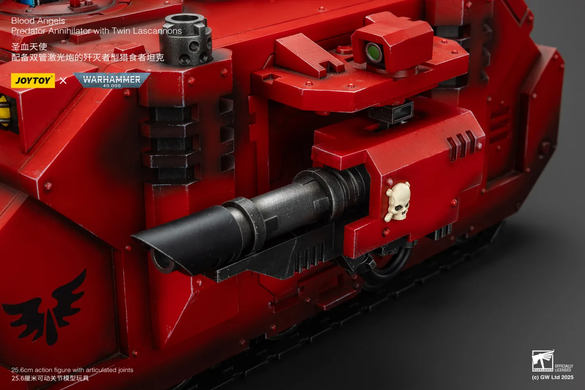 Колекційна фігура Хижак Аннігілятор Кривавих Янголів Warhammer 40K Blood Angels Predator Annihilator with Twin Lascannons 1/18