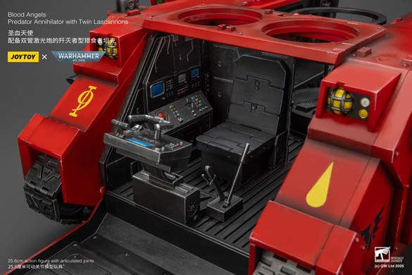 Колекційна фігура Хижак Аннігілятор Кривавих Янголів Warhammer 40K Blood Angels Predator Annihilator with Twin Lascannons 1/18