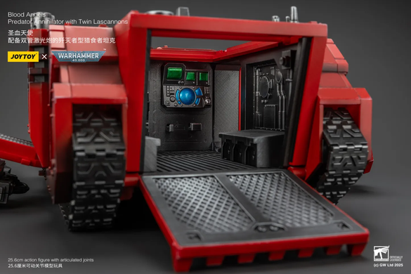 Колекційна фігура Хижак Аннігілятор Кривавих Янголів Warhammer 40K Blood Angels Predator Annihilator with Twin Lascannons 1/18