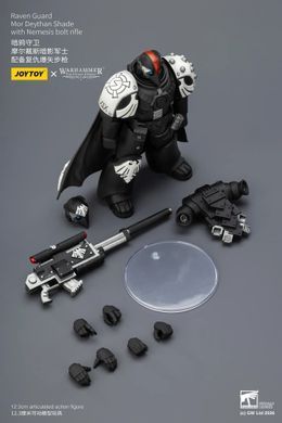Коллекционная фигура Мор Дейтан Шейд Warhammer: The Horus Heresy Raven Guard Mor Deythan Shade with Nemesis Bolt Rifle 1/18