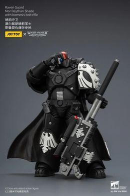 Коллекционная фигура Мор Дейтан Шейд Warhammer: The Horus Heresy Raven Guard Mor Deythan Shade with Nemesis Bolt Rifle 1/18