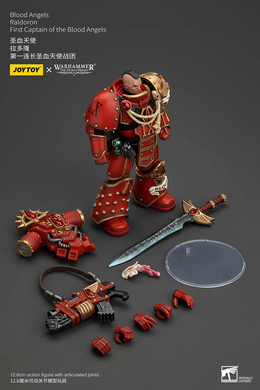 Колекційна фігура Перший Капітан Кривавих Янголів Ралдорон Warhammer: The Horus Heresy Blood Angels Raldoron, First Captain of the Blood Angels 1/18