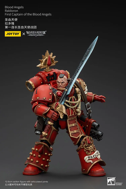 Колекційна фігура Перший Капітан Кривавих Янголів Ралдорон Warhammer: The Horus Heresy Blood Angels Raldoron, First Captain of the Blood Angels 1/18