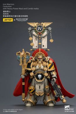 Колекційна фігура Центуріон Залізних Воїнів Warhammer: The Horus Heresy Iron Warriors Centurion with Heavy Power Maul and Combi-Melta 1/18