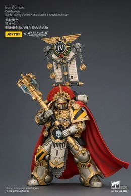 Колекційна фігура Центуріон Залізних Воїнів Warhammer: The Horus Heresy Iron Warriors Centurion with Heavy Power Maul and Combi-Melta 1/18
