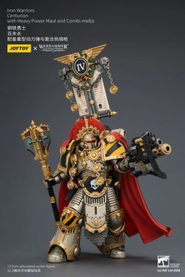 Колекційна фігура Центуріон Залізних Воїнів Warhammer: The Horus Heresy Iron Warriors Centurion with Heavy Power Maul and Combi-Melta 1/18