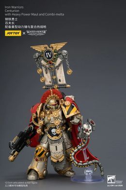 Колекційна фігура Центуріон Залізних Воїнів Warhammer: The Horus Heresy Iron Warriors Centurion with Heavy Power Maul and Combi-Melta 1/18