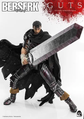 Коллекционная фигура Гатс Guts (Black Swordsman) 1/6 Threezero