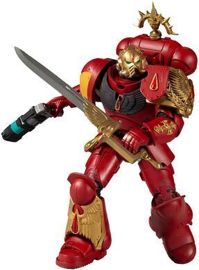 Колекційна фігура Лейтенант Кривавих Янголів Mcfarlane Warhammer 40k Blood Angels Primaris Lieutenant Gold Label