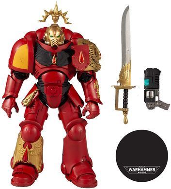 Колекційна фігура Лейтенант Кривавих Янголів Mcfarlane Warhammer 40k Blood Angels Primaris Lieutenant Gold Label
