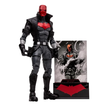 Коллекционная фигура Красный Колпак The New 52 DC Multiverse Red Hood BBTS Exclusive Limited Black & White Accent Edition