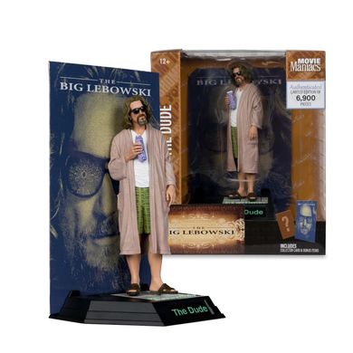 Колекційна фігура Чувак Великий Лебовскі The Big Lebowski Movie Maniacs The Dude Limited Edition 6900