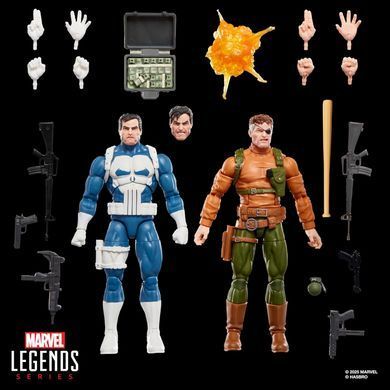 Комплект колекційних фігур Каратель та Нік Фьюрі The Punisher Marvel Legends Gamerverse Punisher & Nick Fury Two-Pack