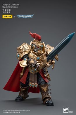 Коллекционная фигура Чемпион Клинка Адептус Кустодес JoyToy 1/18 Warhammer 40K Adeptus Custodes Vexilus Praetor in Allarus Terminator Armour Phelam Tolguror