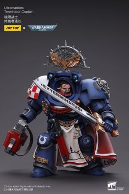 Колекційна фігура Капітан Ультрамаринів у броні термінатора Warhammer 40K Ultramarines Terminator Captain 1/18