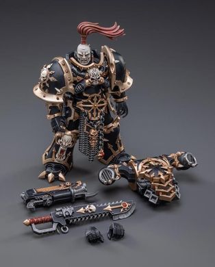 Коллекционная фигура Чемпиона темного легиона Хаоса Warhammer 40K Black Legion Havocs Champion Brother Slael 1/18