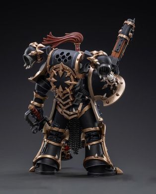 Коллекционная фигура Чемпиона темного легиона Хаоса Warhammer 40K Black Legion Havocs Champion Brother Slael 1/18