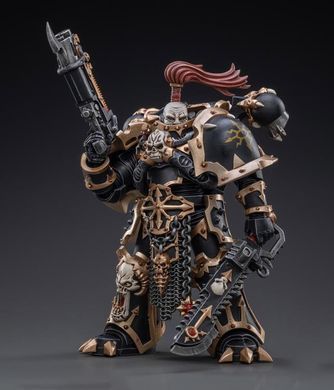 Коллекционная фигура Чемпиона темного легиона Хаоса Warhammer 40K Black Legion Havocs Champion Brother Slael 1/18