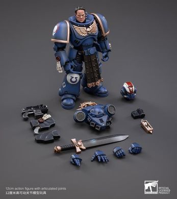 Колекційна фігура Лейтенант Ультрамаринів JoyToy Warhammer 40K Ultramarines Primaris Lieutenant Amulius 1/18