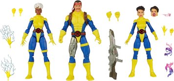 Комплект коллекционных фигур Шторм, Фордж и Джубили X-Men 60th Marvel Legends Forge, Storm & Jubilee 3-Pack